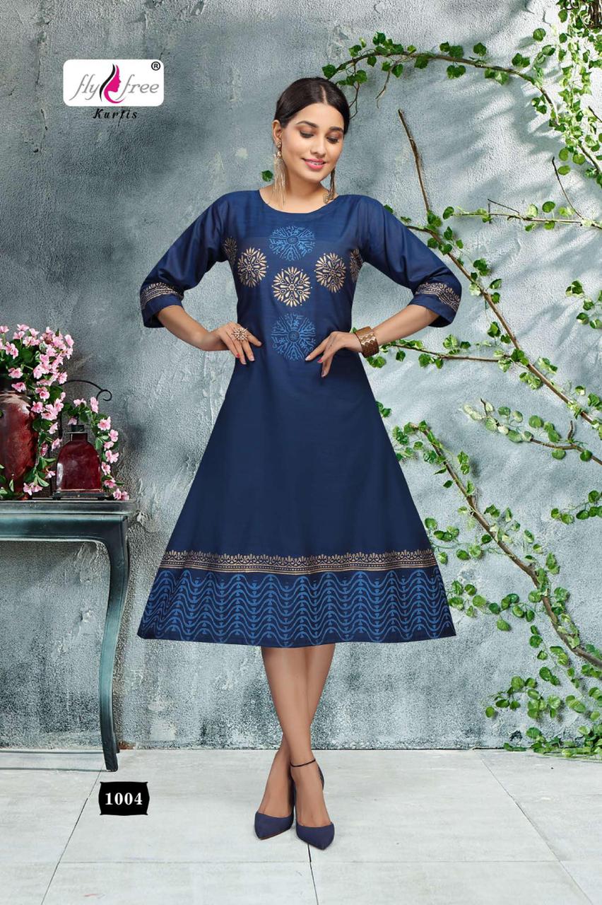 Fly Free Krisha 2 Fancy Ethnic Wear Designer Fancy Kurti Collection